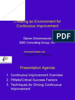 Continuous Improvement Overview