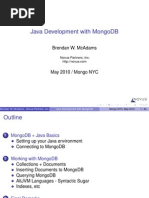 Download Java Development with MongoDB - Mongo NYC 2010 by bwmcadams SN31748637 doc pdf