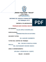 Estructura Del Informe FCT 2016 - MODIF