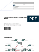 Calculo de VLSM y Diseño de Direccionamiento Básicos