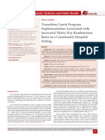 Transition Coach Program Implementation Associated With Increased Thirty-Day Readmission Rates in A Community Hospital Setting