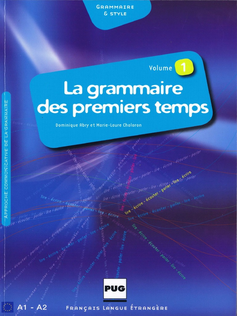 La Grammaire Des Premiers Temps - Vol 1 PDF | PDF