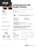 Getting Started With Design Thinking Toolkit