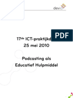 ICTDag - Podcasting Als Educatief Hulpmiddel