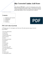 Protein Digestibility Corrected Amino Acid Score