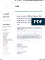 Xerox WorkCentre 7228, WorkCentre 7235, WorkCentre 7245, WorkCentre 7328, WorkCentre 7335, WorkCentre 7345, WorkCentre 7346, Service Manual & Parts List - Any Service Manuals