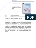 Time Variant Flexural Reliability of RC Beams With Externally Bonded CFRP