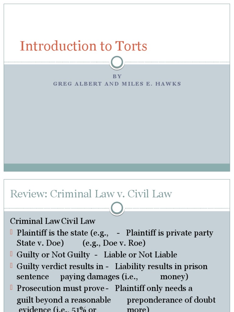 what is causation in law tort