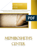 Mephibosheths Center Booklet