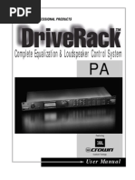 Download DBX DriveRack Manual by James Joyce SN31752537 doc pdf