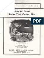 How To Grind Lathe Tools