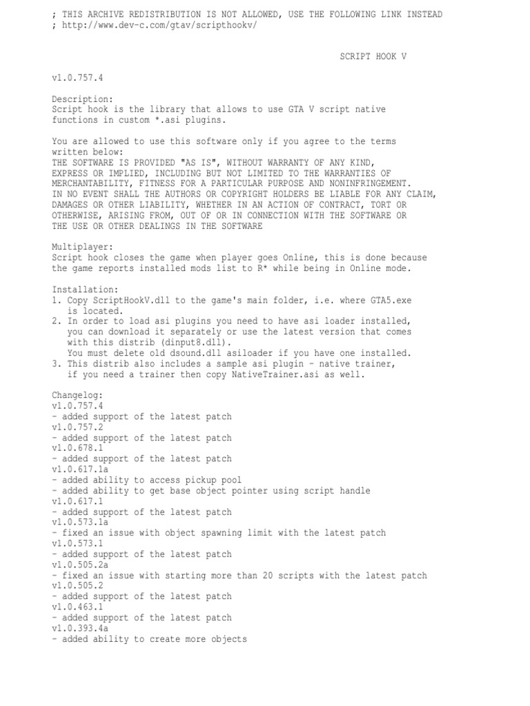 Www Dev C Com Gta V Scripthookv