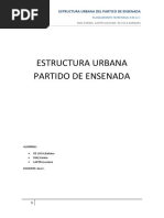 Estrcutura Urbana Partido de Ensenada