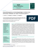 Marcadores Inmunohistoquimicos en Dermopatologia