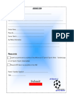 Booking Form