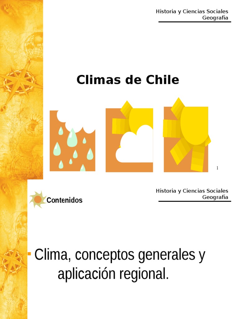 Climas de Chile: Tipos y Factores | PDF | Velocidad del viento | Clima