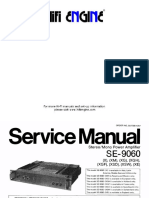 Technics Se-9060 Service Manual