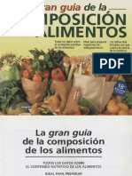 Medicina - La Gran Guia de La Composicion de Los Alimentos PDF