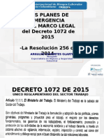 Arnulfo Cifuentes Planes de Emergencia