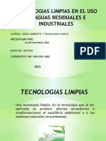 Tecnologías limpias aguas residuales industriales