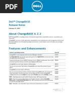 Changebase 6.2.2 Releasenotes