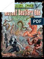 Mutant Bestiary One The Mutant Epoch RPG Preview