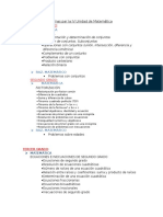 Temas Par La IV Unidad de Matemática