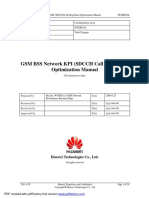 GSM BSS Network KPI SDCCH Call Drop Rate Optimization Manual