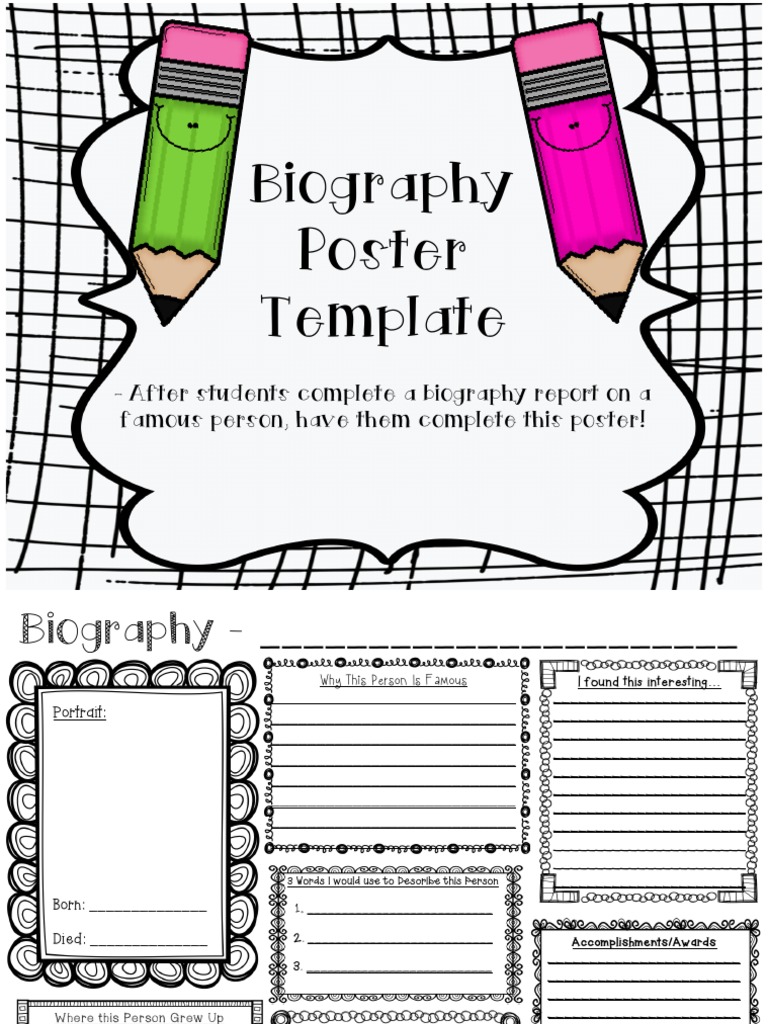 Biographypostertemplate | PDF