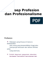  Konsep Profesion & Profesionalisme