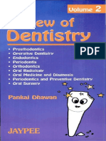 Review of Dentistry Pankaj Dhawan