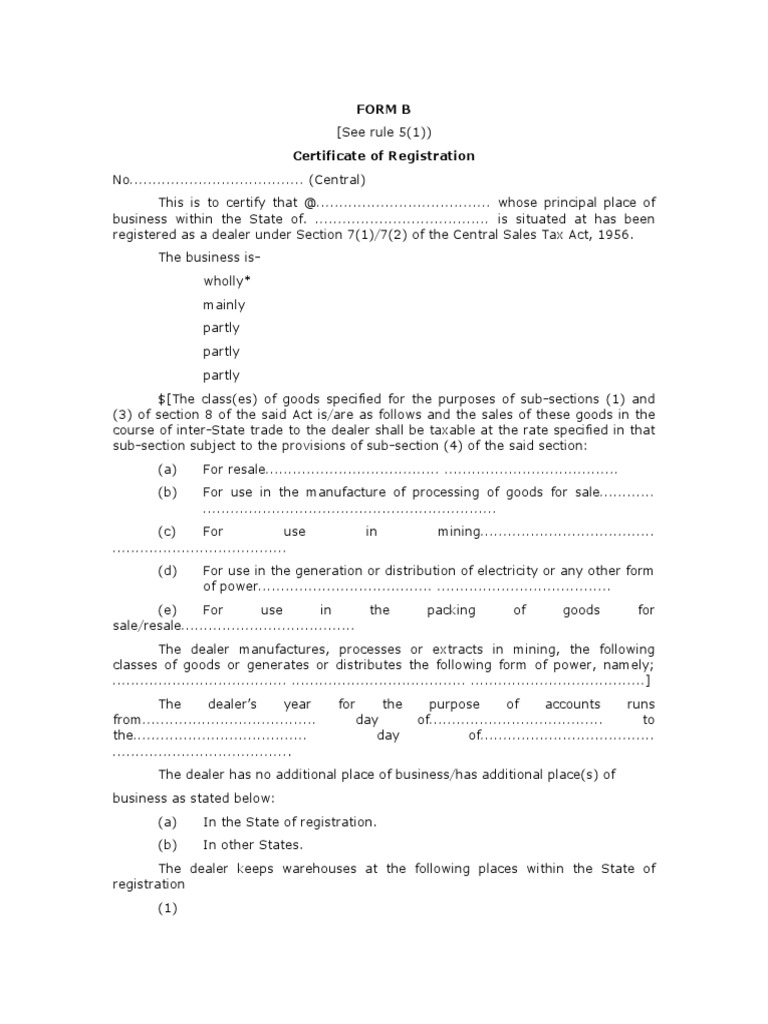 47 - 2 Form B | PDF | Finance & Money Management