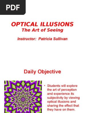 Optical Illusions PPT