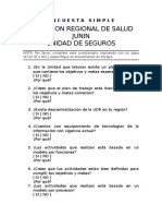 Encuesta Simple DIRESA - Ing. Victor Poma