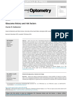 Glaucoma History and Risk Factors