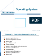 Chapter 2: Operating-System Structures: Prof. Reginard C. Fajanoy MIT Principles of Operating System
