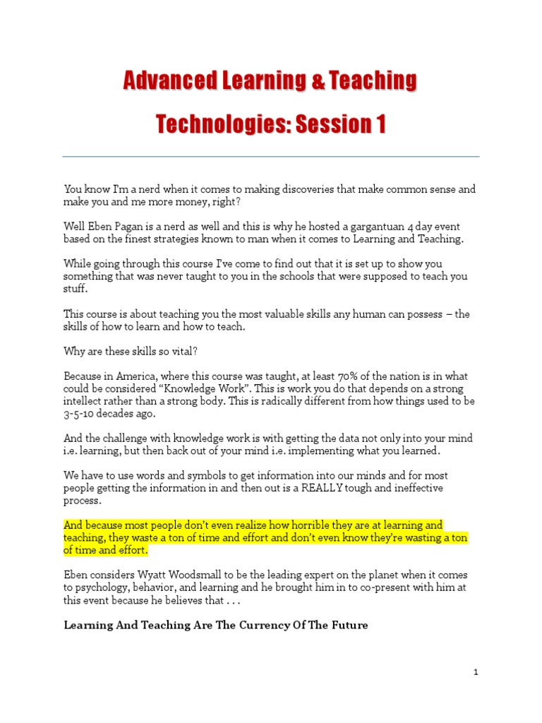 Mastering Learning and Teaching Skills | PDF | Intelligence | Emotional ...