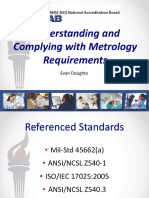 Understanding and Complying With Metrology Requirements