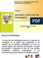 Clase 12 - Decisión y Elección de Estrategias