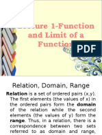 Lecture 1 Calculus