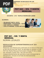 Guía para Llenar el PDT 0621 IGV | PDF | Impuesto sobre la renta ...