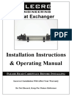 Heat Exchanger Instructions A4 English