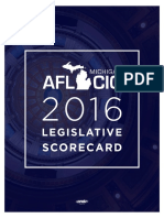 2016 MIAFLCIO Legislative Scorecard