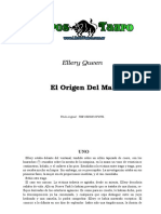 Queen, Ellery - El Origen Del Mal