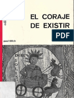 El Coraje de Existir PAUL TILLICH PDF