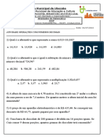 Atividade 6º Ano para Dia 01 de Julho