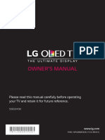 Owner'S Manual: Please Read This Manual Carefully Before Operating Your TV and Retain It For Future Reference