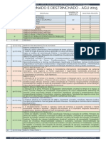 Cronograma de Revisão para Advocacia Geral Da União