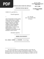 Joshua W v. USD 259, 10th Cir. (2000)