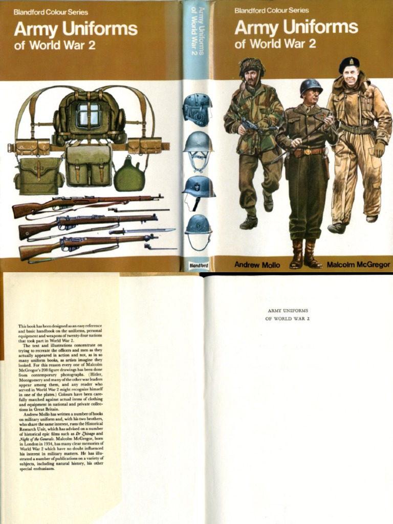 UNIFORMS OF WORLD WAR Ⅱ Blandford Colour Series - Army Uniforms of World War 2 | PDF